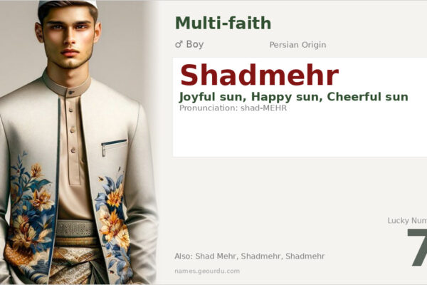 Shadmehr Name Meaning — Persian Origin, Boy Name & Details (2025)
