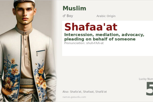 Shafaa’at Name Meaning — Arabic Origin, Boy Name & Details (2025)