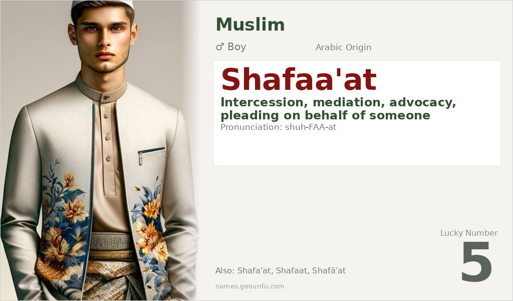 Shafaa'at Name Meaning and Details