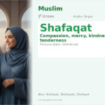 Shafaqat Name Meaning and Details