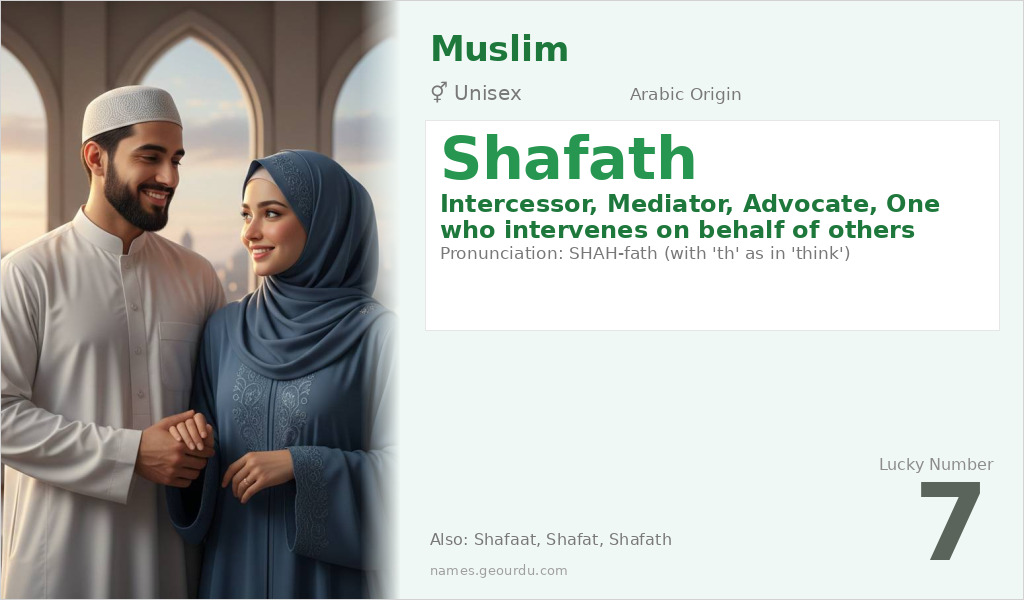 Shafath Name Meaning and Details