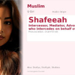 Shafeeah Name Meaning and Details