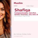 Shafiqa Name Meaning and Details