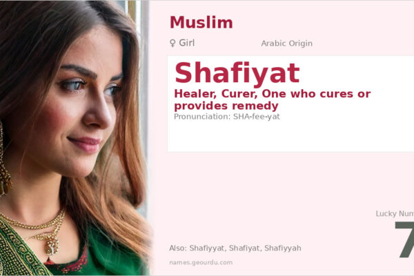 Shafiyat Name Meaning — Arabic Origin, Girl Name & Details (2025)