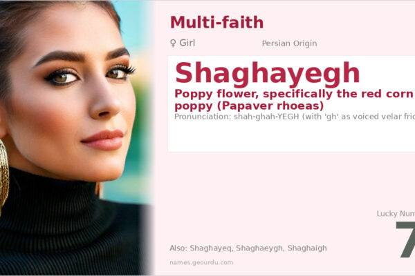 Shaghayegh Name Meaning — Persian Origin, Girl’s Name & Details (2025)