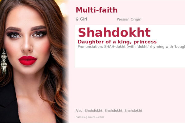 Shahdokht Meaning — Persian Origin, Girl Name & Details (2025)
