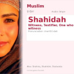 Shahidah Name Meaning and Details
