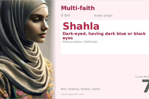 Shahla Name Meaning — Origin, Gender & Details (2025)