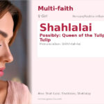 Shahlalai Name Meaning and Details