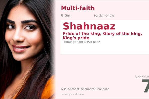 Shahnaaz Name Meaning — Persian Origin, Girl Name & Cultural Significance (2025)
