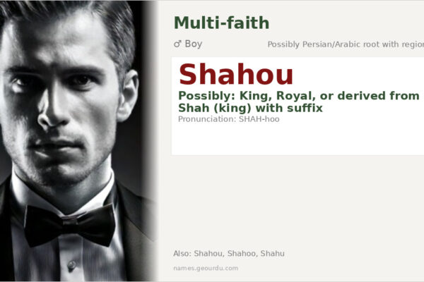 Shahou Name Meaning — Origin, Gender & Details (2025)