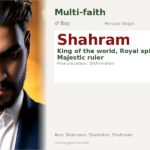 Shahram Name Meaning and Details