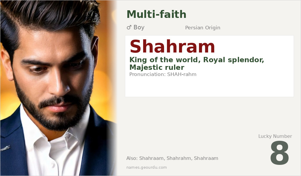Shahram Name Meaning and Details