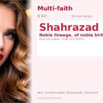 Shahrazad Name Meaning and Details