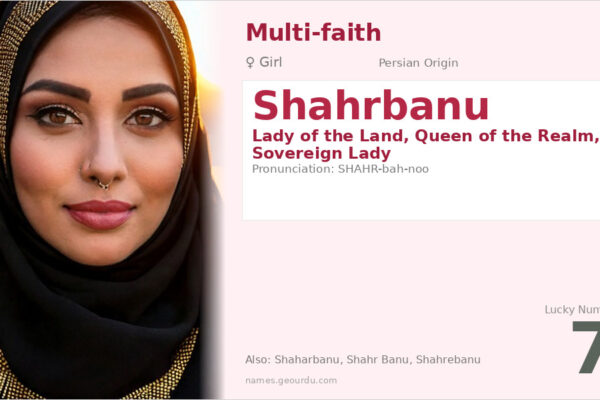 Shahrbanu Name Meaning — Persian Origin, Girl Name & Royal Significance (2025)