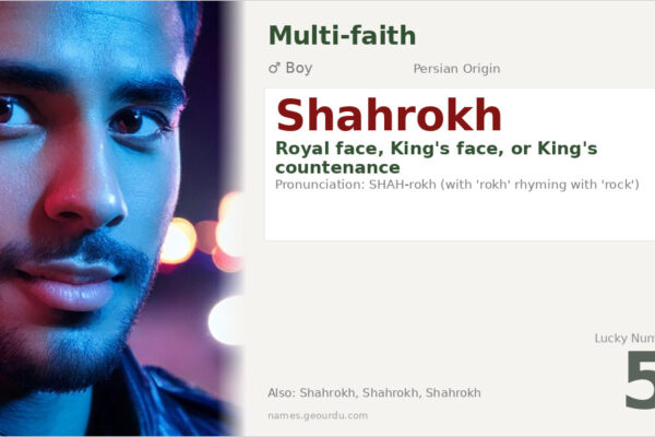 Shahrokh Name Meaning — Persian Origin, Boy Name & Details (2025)