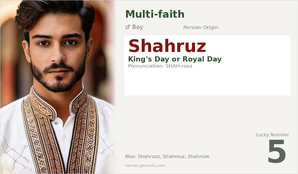 Shahruz Name Meaning and Details