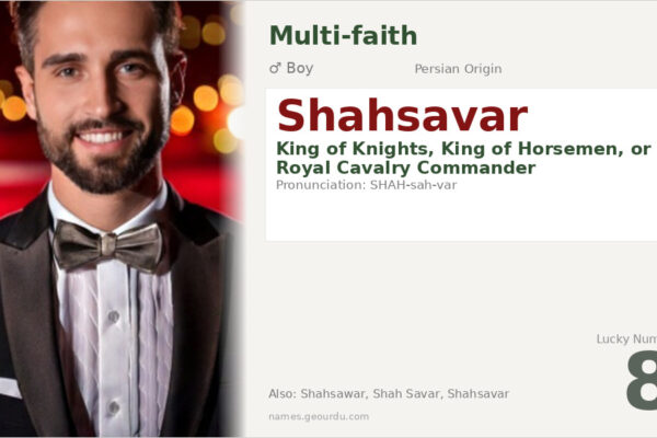 Shahsavar Name Meaning — Persian Origin, Boy Name & Details (2025)