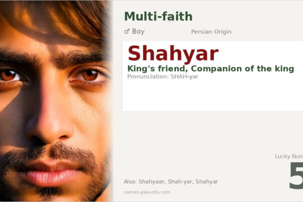Shahyar Name Meaning — Persian Origin, Boy Name & Cultural Significance (2025)