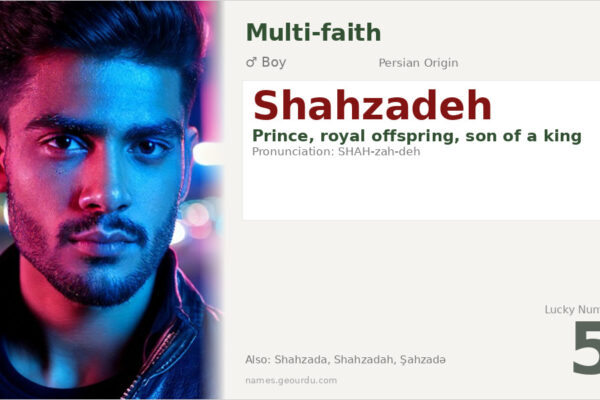 Shahzadeh Name Meaning — Prince, Persian Origin & Details (2025)
