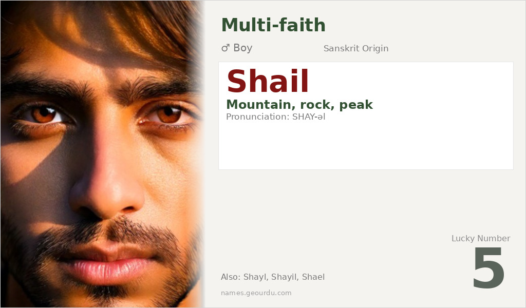Shail Name Meaning and Details