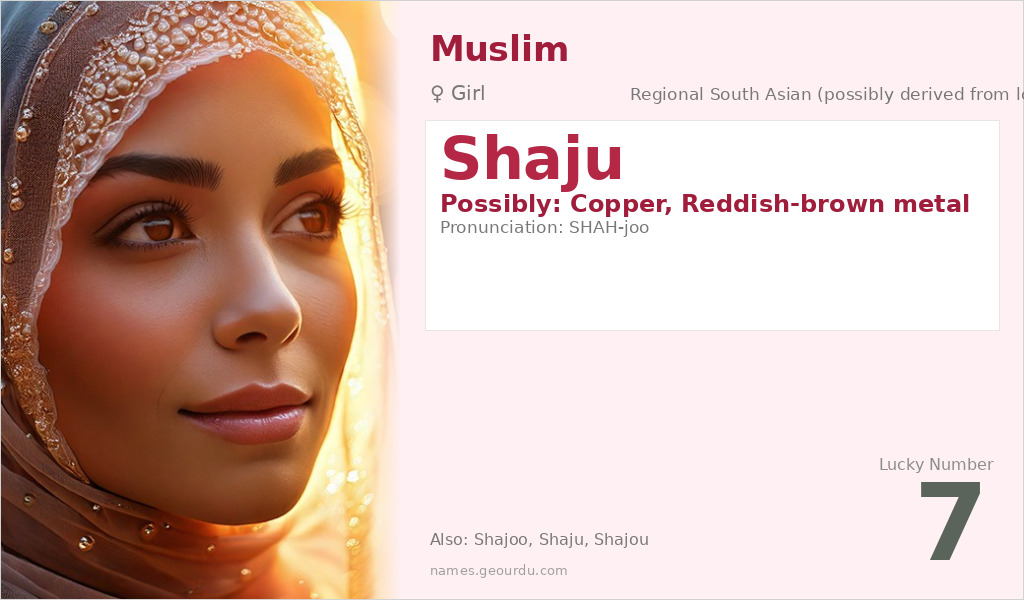 Shaju Name Meaning and Details
