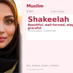 Shakeelah Name Meaning and Details