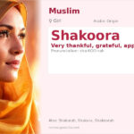 Shakoora Name Meaning and Details