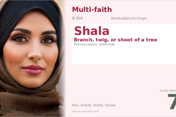 Shala Name Meaning — Pashto/Balochi Origin, Girl Name & Details (2025)