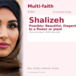 Shalizeh Name Meaning and Details