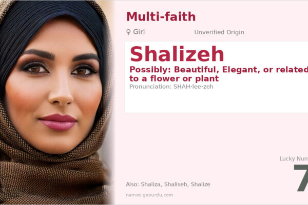 Shalizeh Name Meaning — Origin, Gender & Details (2025)