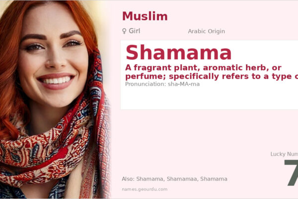Shamama Name Meaning — Arabic Origin, Girl Name & Details (2025)