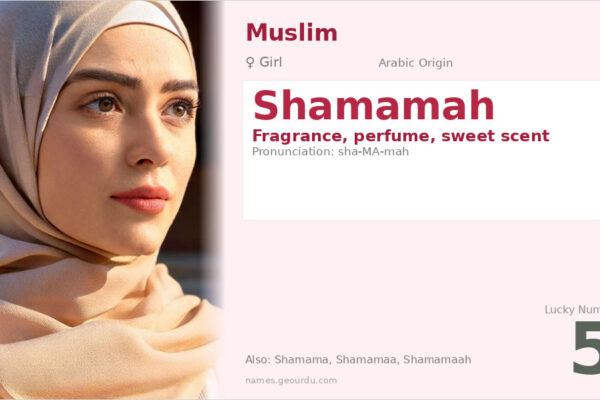 Shamamah Name Meaning — Arabic Origin, Girl Name & Details (2025)