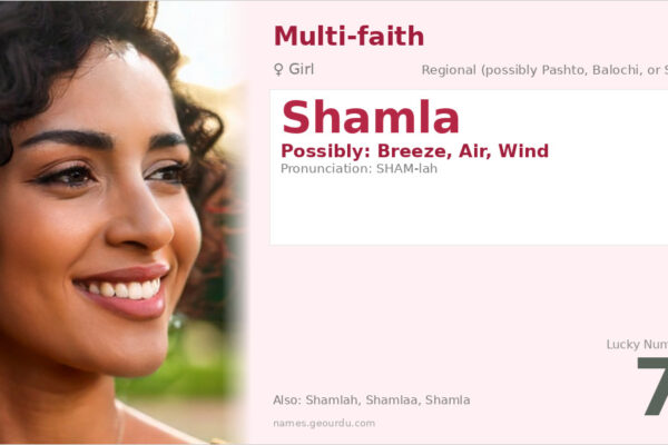 Shamla Name Meaning — Origin, Gender & Details (2025)