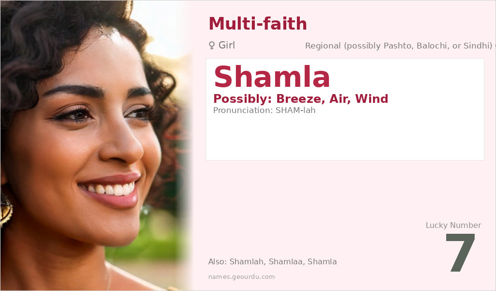 Shamla Name Meaning and Details