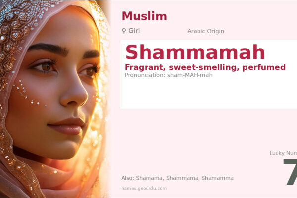 Shammamah Name Meaning — Arabic Origin, Girl Name & Details (2025)