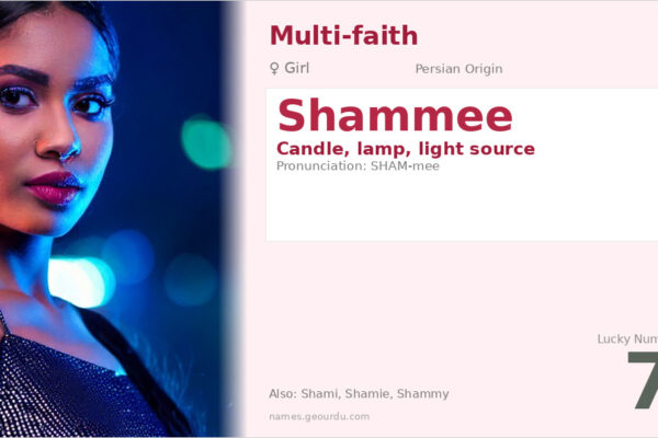 Shammee Name Meaning — Persian Origin, Girl Name & Details (2025)