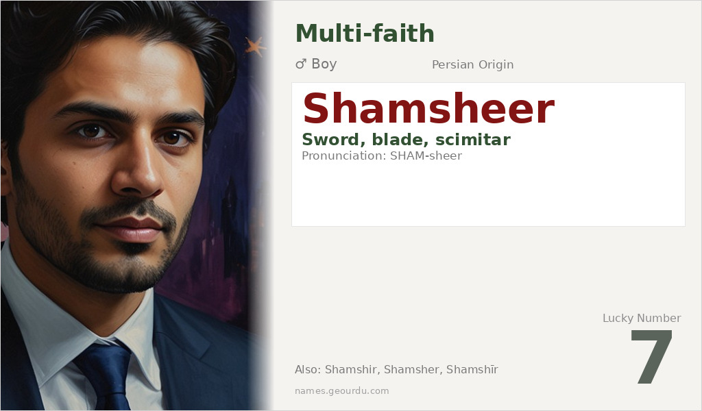 Shamsheer Name Meaning and Details