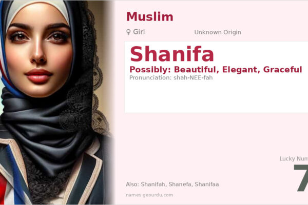 Shanifa Name Meaning — Origin, Gender & Details (2025)
