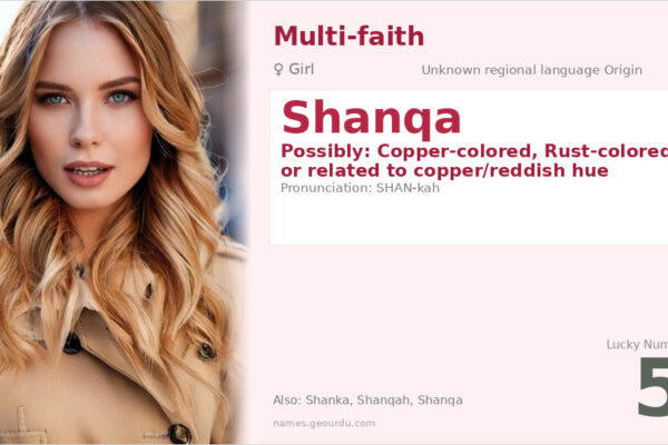 Shanqa Name Meaning — Origin, Gender & Details (2025)