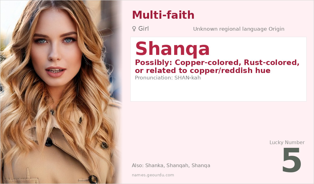 Shanqa Name Meaning and Details