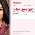 Shaqeeqah Name Meaning and Details