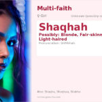 Shaqhah Name Meaning and Details