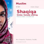 Shaqiqa Name Meaning and Details