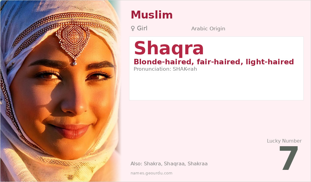 Shaqra Name Meaning and Details