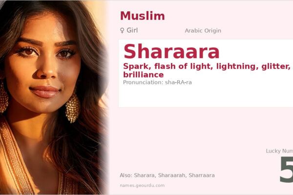 Sharaara Name Meaning — Arabic Origin, Girl’s Name & Details (2025)