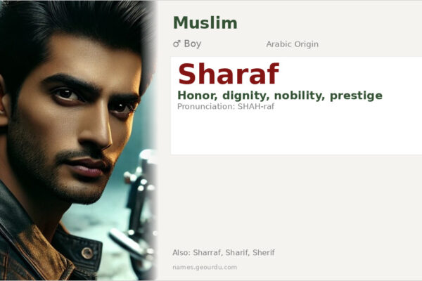 Sharaf Name Meaning — Arabic Origin, Boy Name & Details (2025)