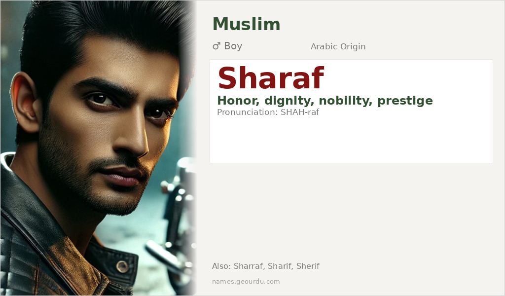 Sharaf Name Meaning and Details