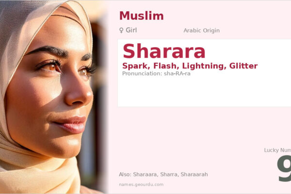 Sharara Name Meaning — Arabic Origin, Girl Name & Details (2025)