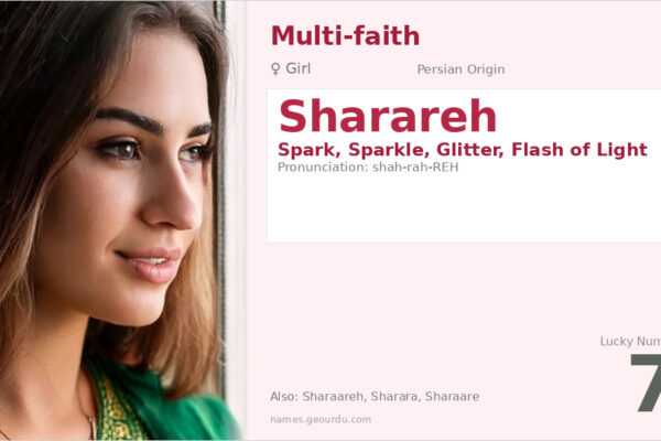 Sharareh Name Meaning — Persian Origin, Girl Name & Details (2025)